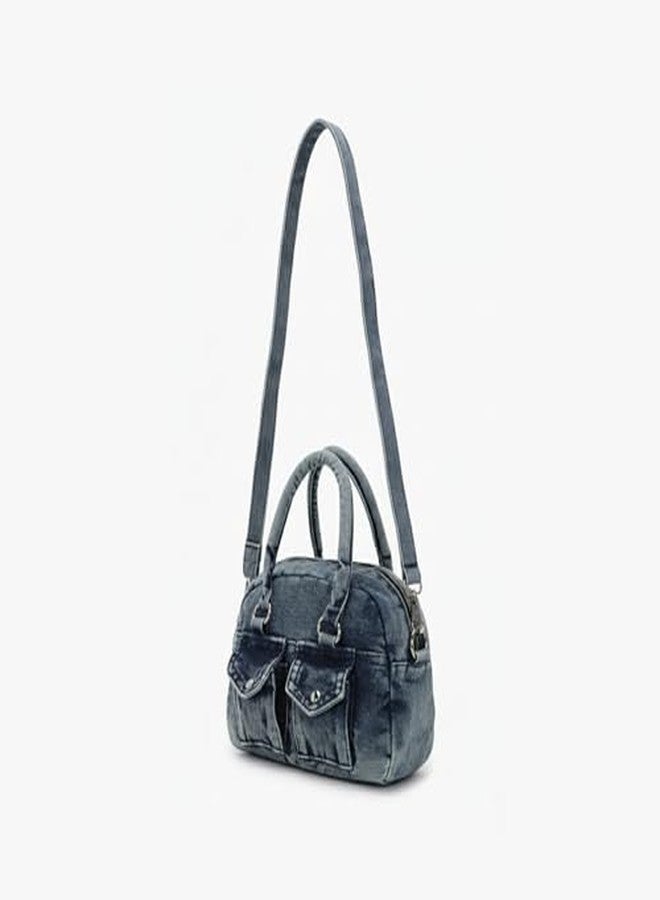 EcoRight Eco Right Denim Shoulder Bag for Women, Hand Bags for Girls Stylish, Women Handbags with Zipper Pocket - Image 4